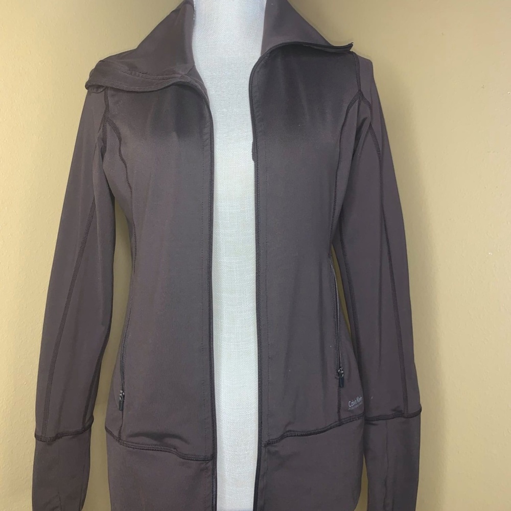 Calvin Klein Performance Long Sleeve Front Zip Jacket